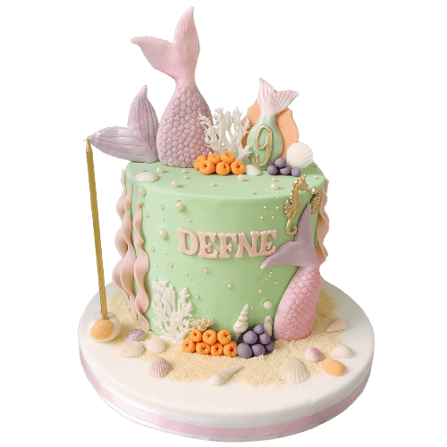 Deniz Kızı Pasta | Süpriz Butik Pasta, Kişiye Özel Pasta Tasarımı - Antalya