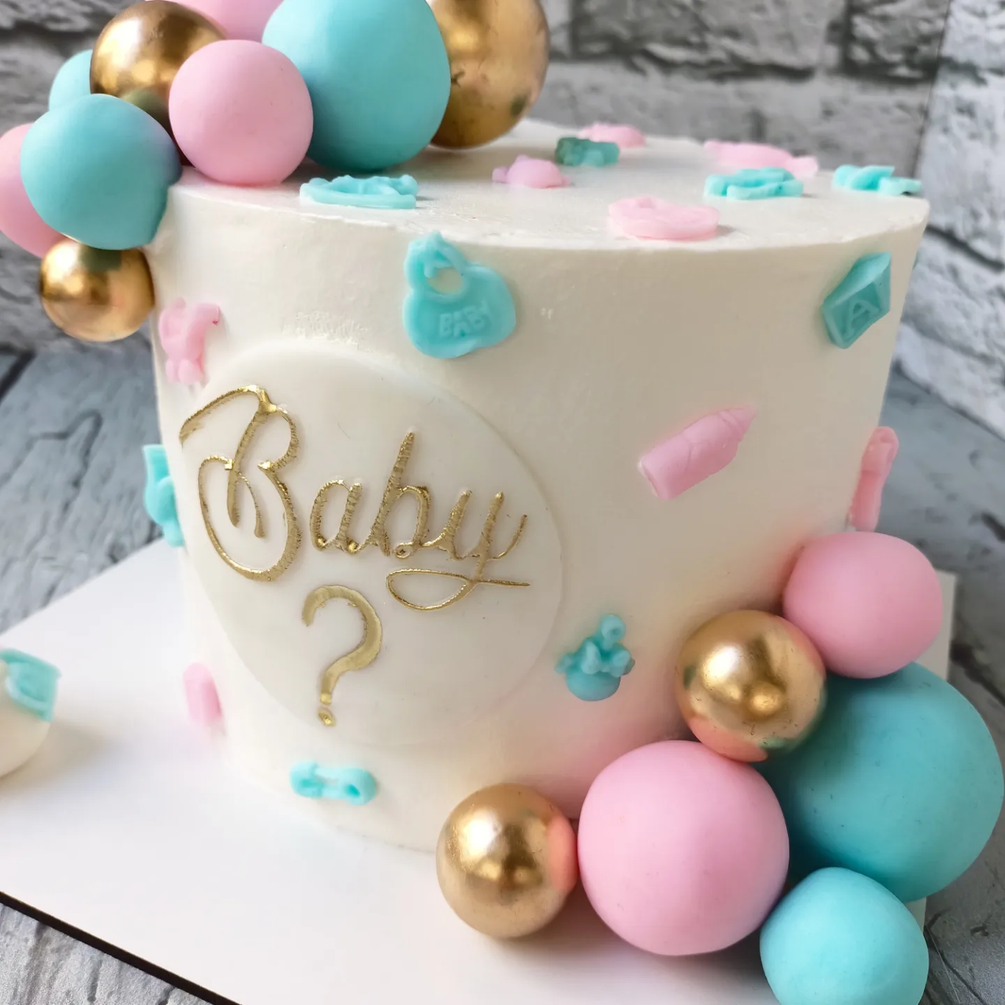 Soft Cinsiyet Belirleme Pastası - Sürpriz Butik Pasta by Selin SAMAN - Antalya