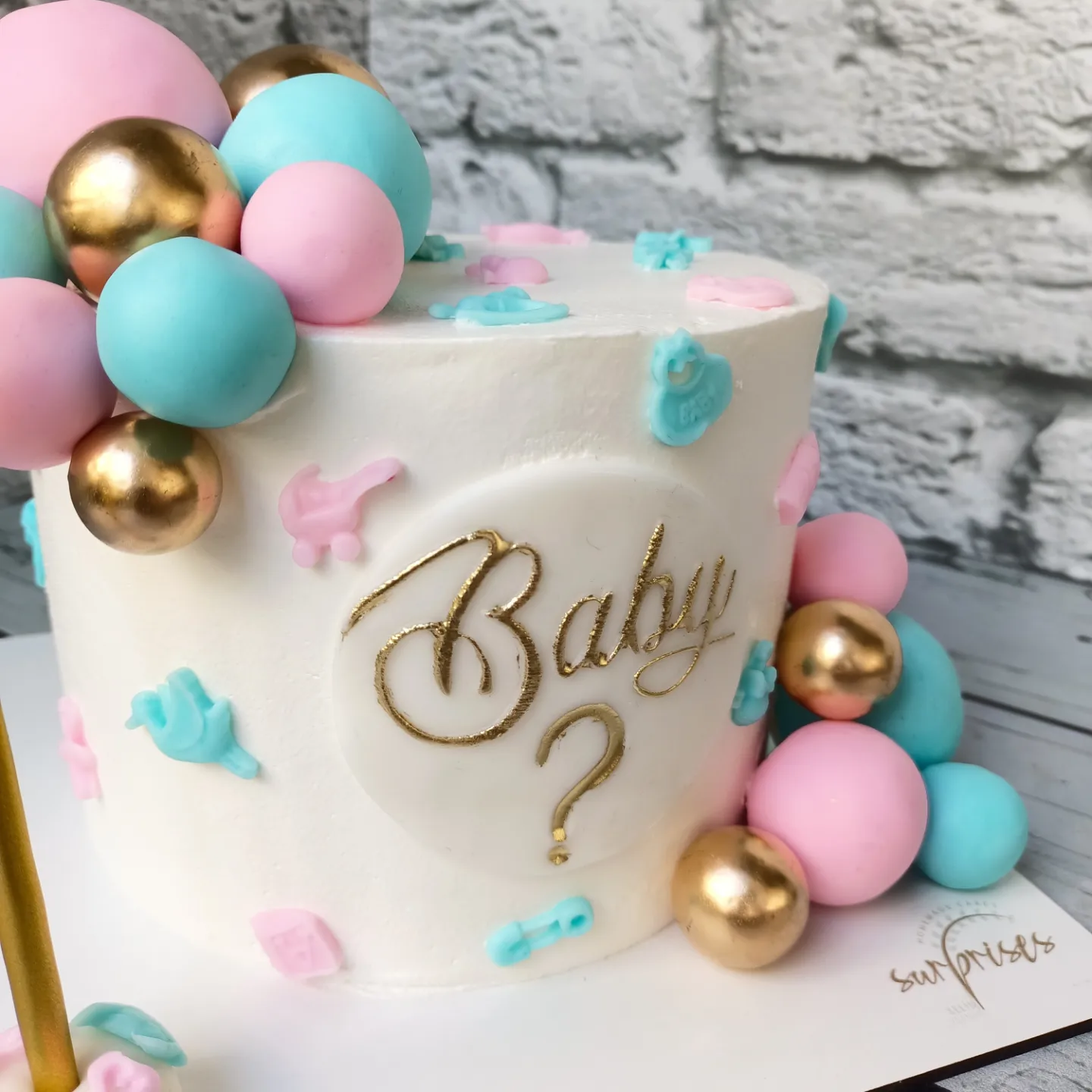 Soft Cinsiyet Belirleme Pastası - Sürpriz Butik Pasta by Selin SAMAN - Antalya